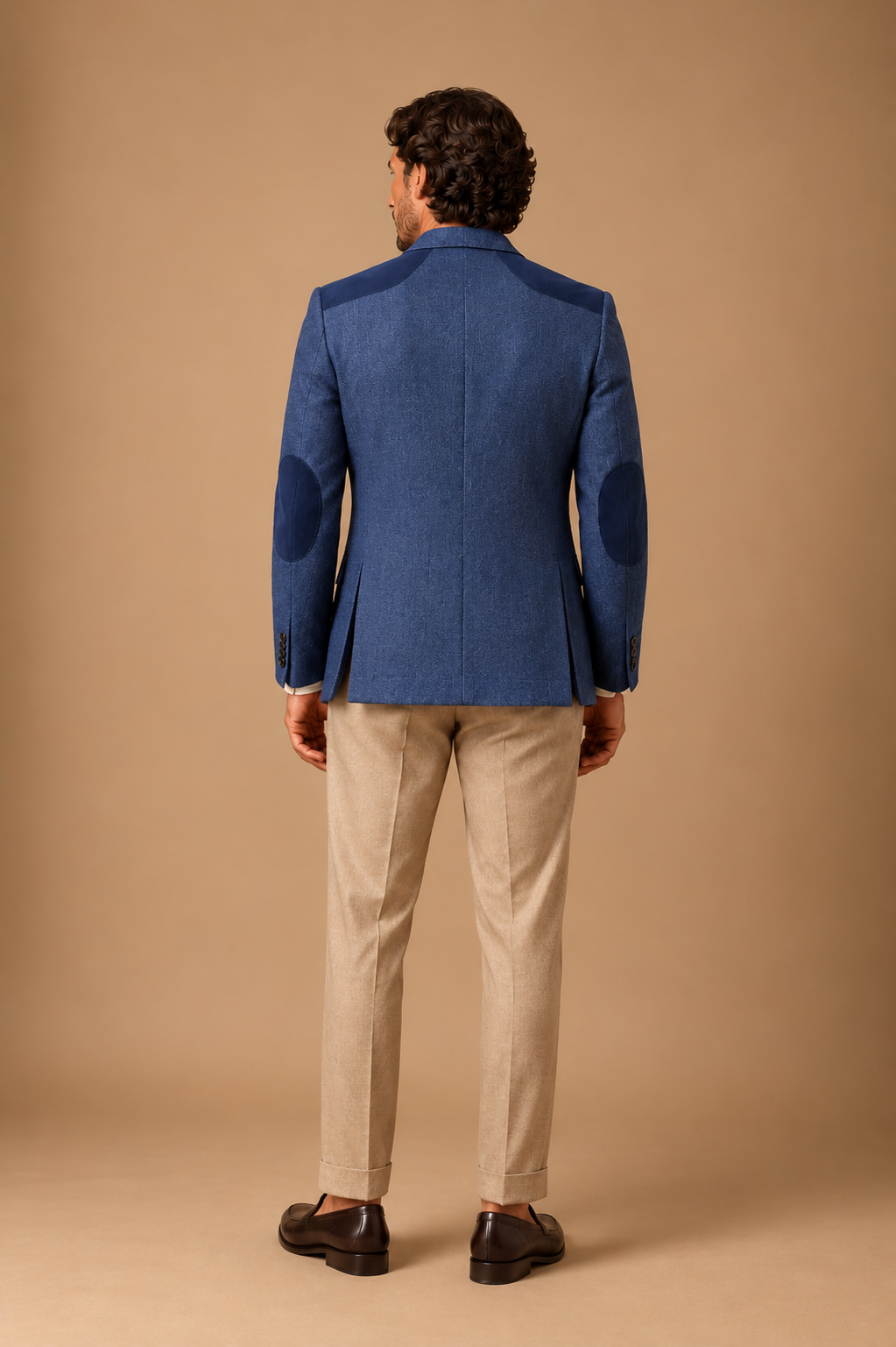 The Vellor Chenille Navy Blazer