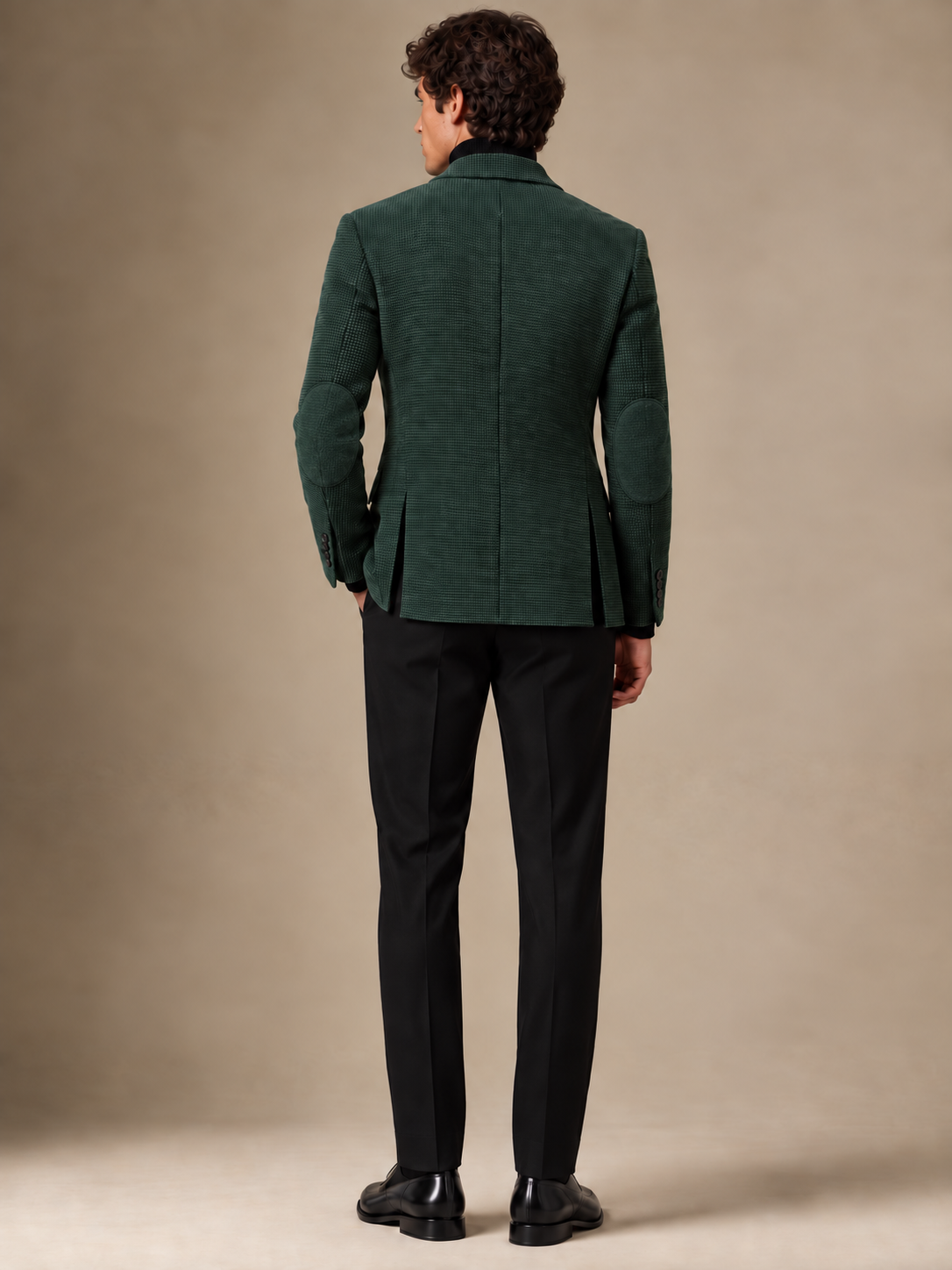 The Vellor Hunter Green Chenille w/Checkered Sleeves