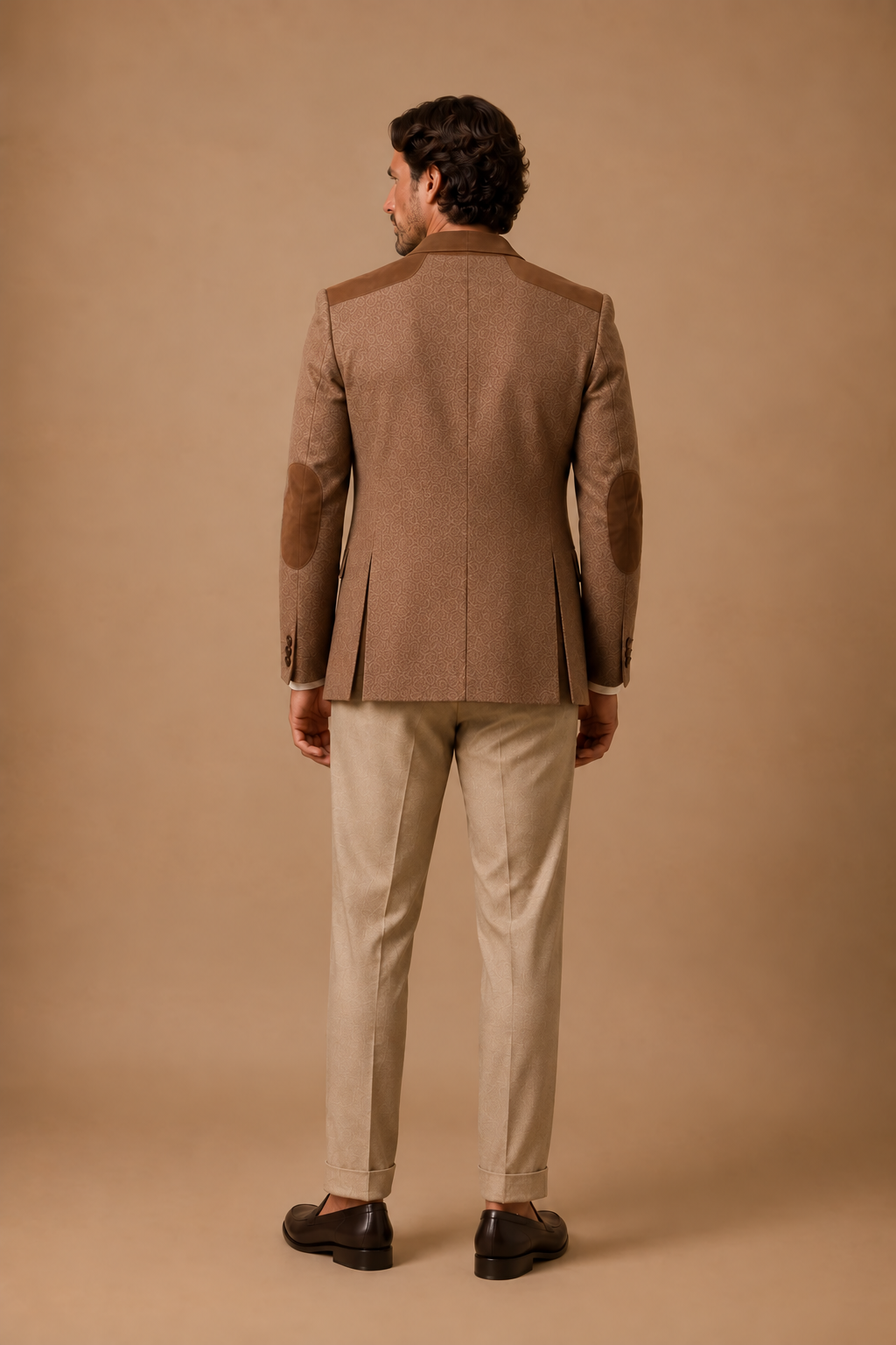 The Vellor Chenille Chocolate Brown Blazer