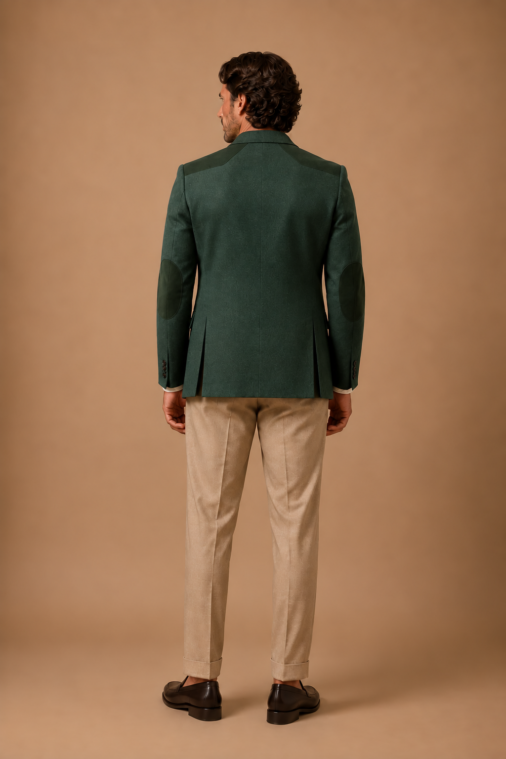 The Vellor Chenille Hunter Green Blazer
