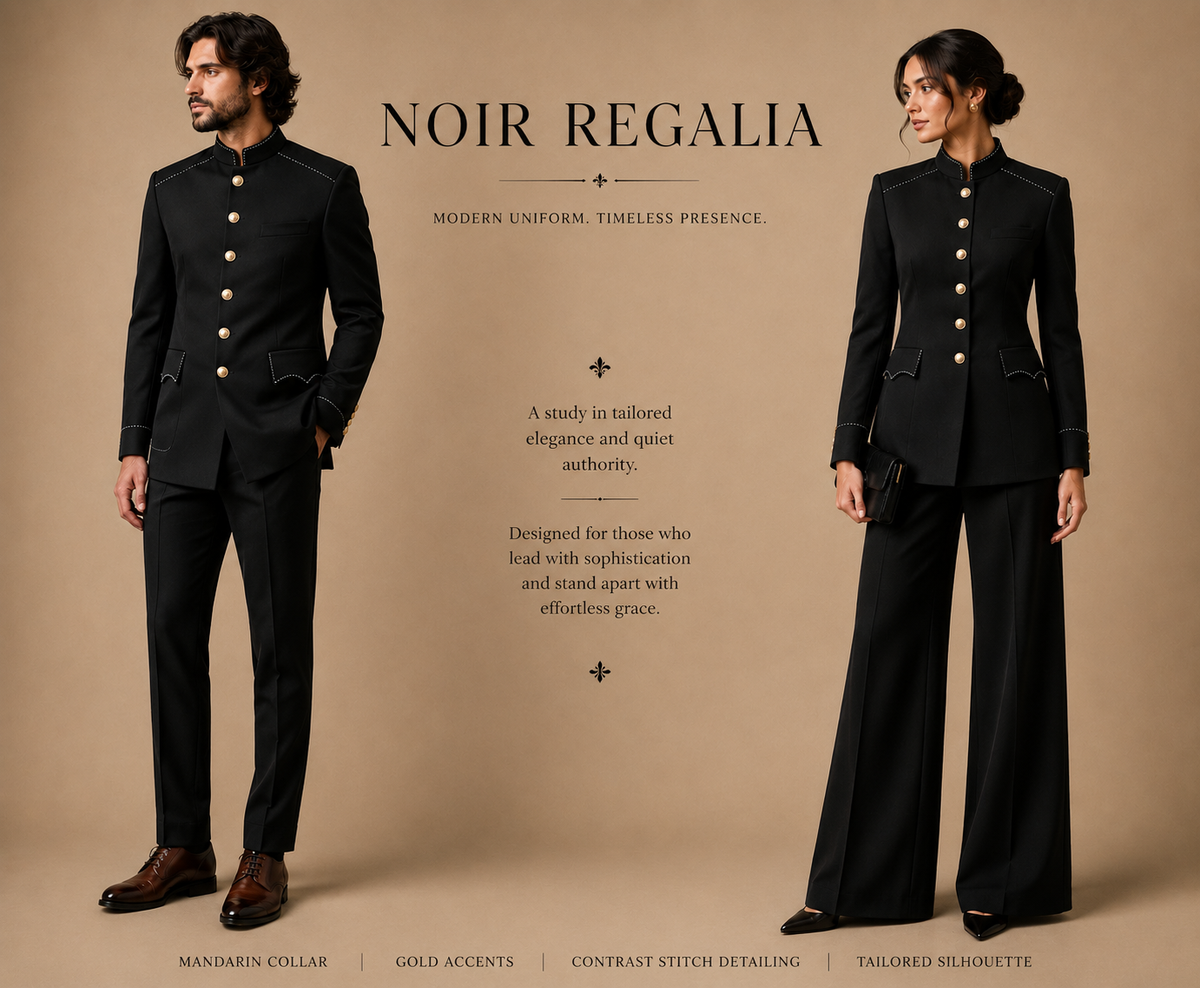 Chocolate modern fit men's uniform by Vellor Vault, lifestyle view.