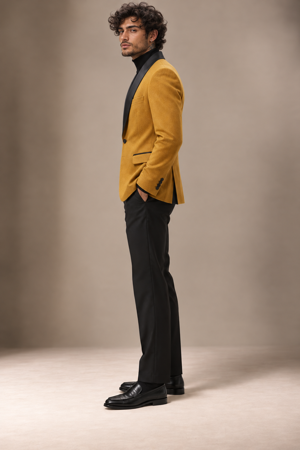 The Vellor Mustard Dinner Jacket