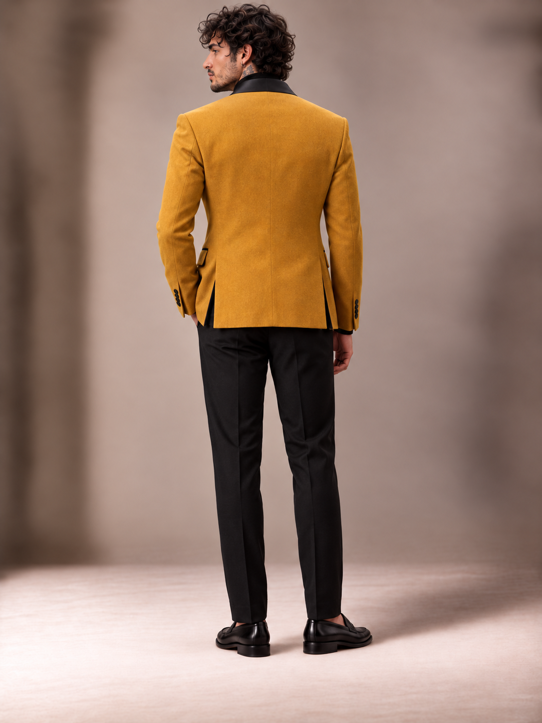 The Vellor Mustard Dinner Jacket